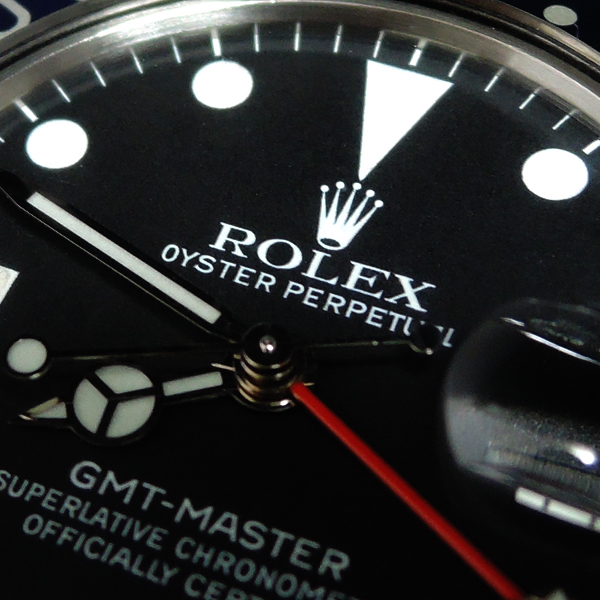 ロレックス GMTマスター 16750 赤青 渋いペプシー色 【アンティーク中古時計】 のイメージ画像