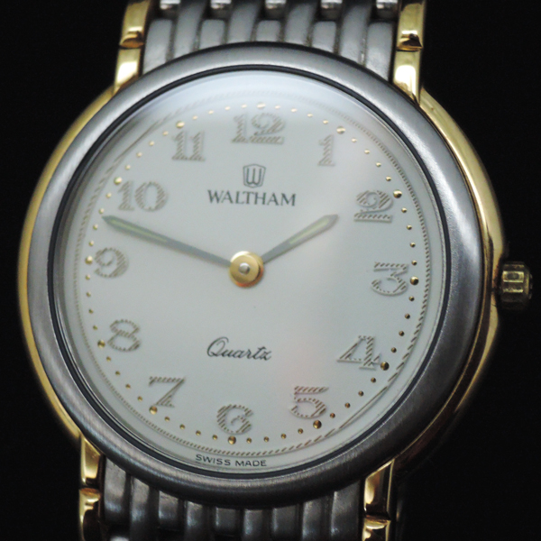 WALTHAM　ウォルサム　クォーツ　SWISS MADE　２針 中古時計　