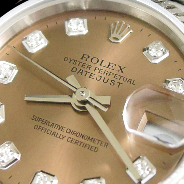 ロレックス デイトジャスト 79174G P番 WG×SSコンビ レディース 新型ダイヤ 中古腕時計のイメージ画像