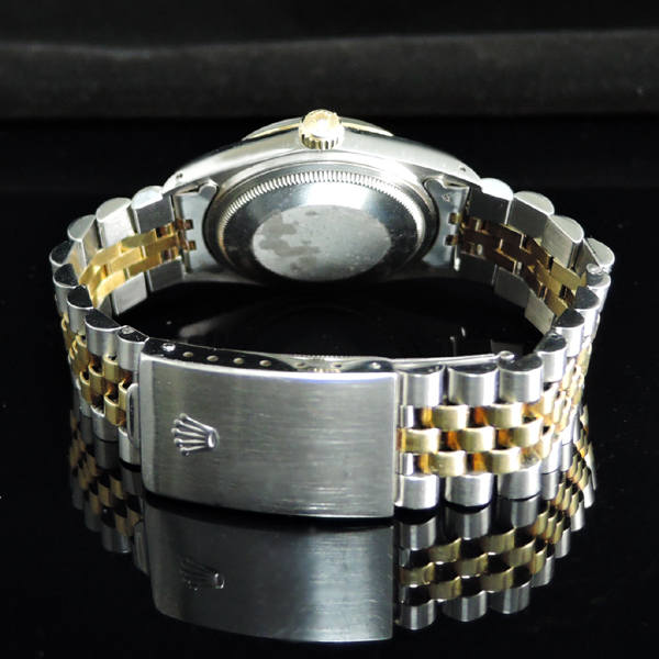 ロレックス デイトジャスト 16013G 10Pダイヤ YG×SSコンビ シャンパン 8番 メンズ  中古腕時計のイメージ画像