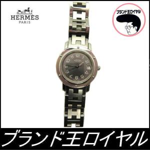 HERMES エルメス　クリッパー　黒文字盤 