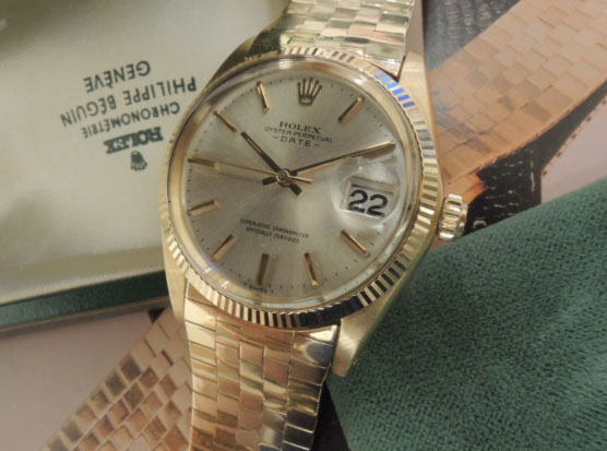 ROLEX ロレックスRef1503 1969年製 34mmケース 18KYG無垢製 希少レア