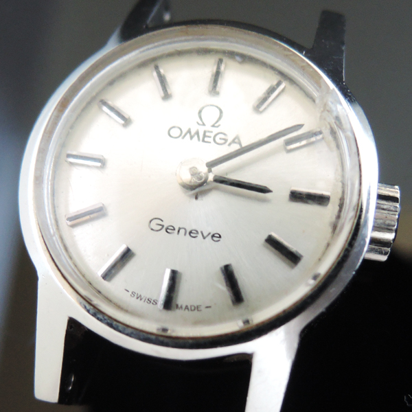 OMEGA Geneve オメガ ジュネーブ アンティーク ビンテージ レディース 手巻き時計 不動 - トケナビ - 手数料無料の時計専門
