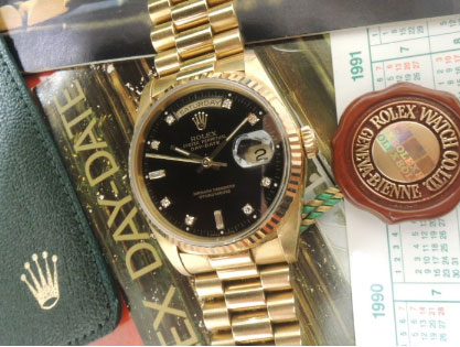 ROLEX ロレックス18238A　デイデイト Aダイヤ 2Pバケットダイヤ＆8Pダイヤ 保証書”無”E品番のイメージ画像