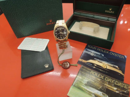 ROLEX ロレックス18238A　デイデイト Aダイヤ 2Pバケットダイヤ＆8Pダイヤ 保証書”無”E品番のイメージ画像