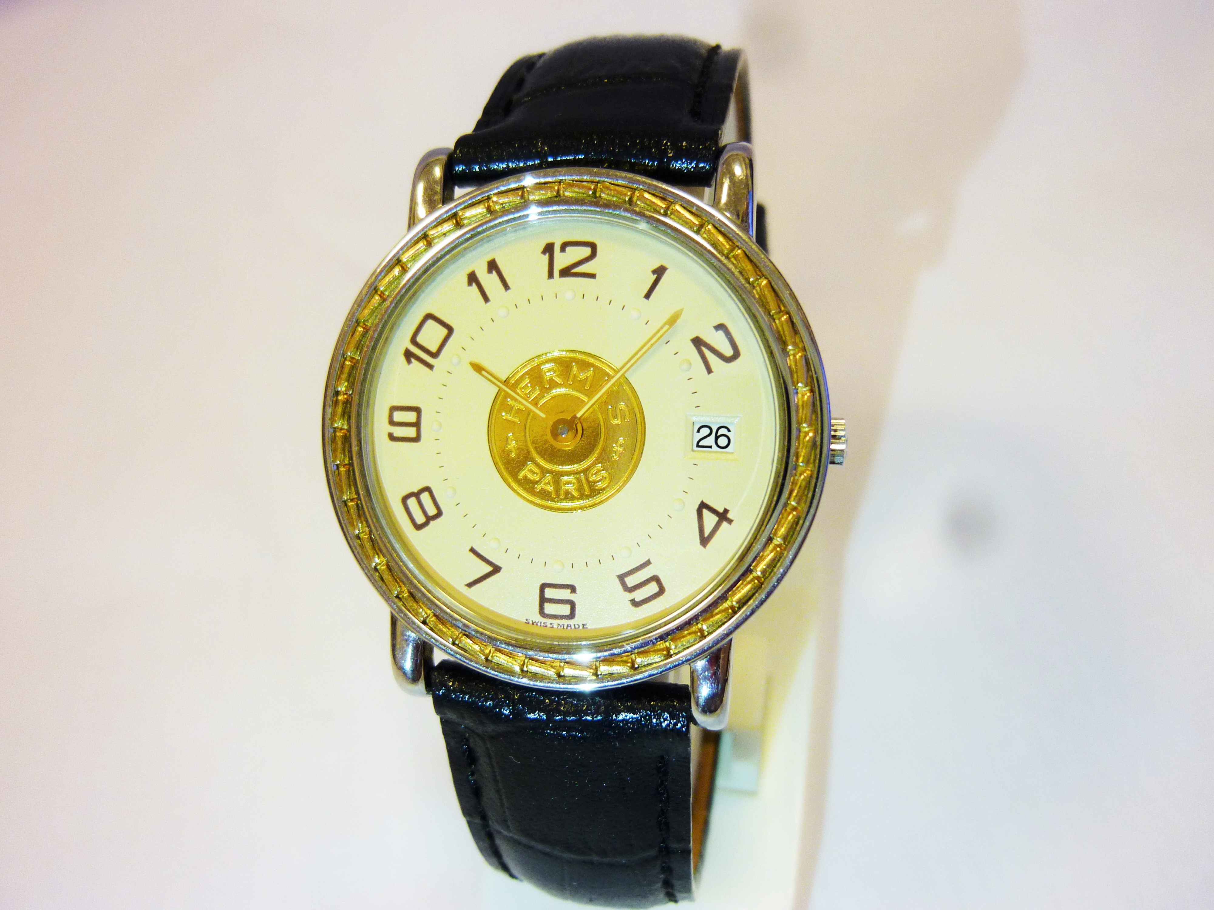 Hermes - 定価20万‼ HERMES エルメス セリエ 白文字盤 腕時計の+ 