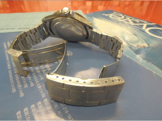 ROLEX ロレックス Ref5513 サブマリーナノンデイト 1982年製 昭和57年 シリアルNo728 溝無バックル3連巻ブレス(10コマ・G刻印1982年製) 付属品無 ＆ メンテナンス済！のイメージ画像