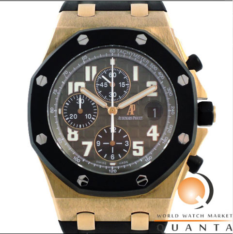 AUDEMARS PIGUET ロイヤルオークオフショアクロノ 25940OK.OO.D002.OA.02 黒文字盤  管理番号q2774OX