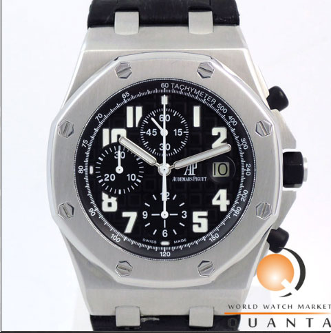 AUDEMARS PIGUET　ロイヤルオーク　　オフショアクロノ　SS　42mm　26170ST.OO.D101CR.03　　ブラック文字盤 管理番号IW501のイメージ画像