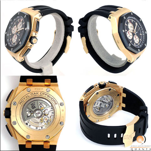 AUDEMARS PIGUET　ロイヤルオーク　オフショアクロノ　44mm　ピンクゴールド　26401RO.OO.A002CA.01　ブラック文字盤  管理番号i10037のイメージ画像