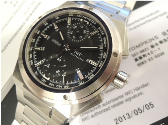 IWC】インジュニア クロノグラフ IW 372501 日本正規品 生産終了モデル 2013年製 - トケナビ -  手数料無料の時計専門マーケットプレイス ロレックス、オメガ等ブランド時計