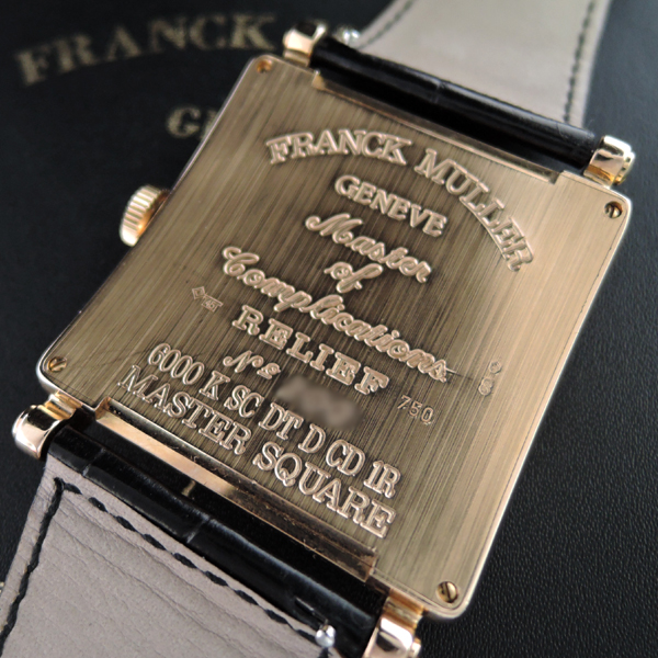 フランクミュラー マスタースクエアキング レリーフ 6000KSC DT D CD 1R ピンクゴールド 2重ダイヤベゼル【中古時計】のイメージ画像