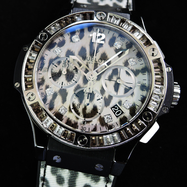 ウブロ HUBLOT ビッグバン スノーレオパード 341.SX.7717.NR.1977 世界500本限定 男女兼用 　【中古時計】のイメージ画像