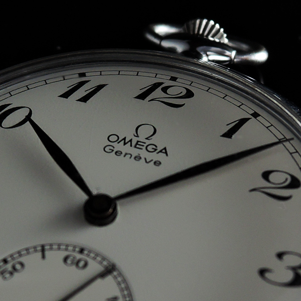 オメガ OMEGA 懐中時計 手巻き SS 白 不動品のイメージ画像