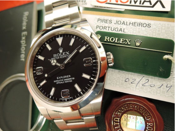 ROLEX ロレックス Ref214270 現行エクスプローラーⅠ 2014年製 ランダム品番 - トケナビ - 手数料無料の時計専門
