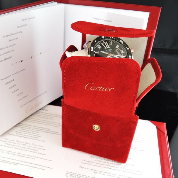 カルティエ Cartier W7100055 カリブル SSxPG ラバーベルト 保証書付 のイメージ画像