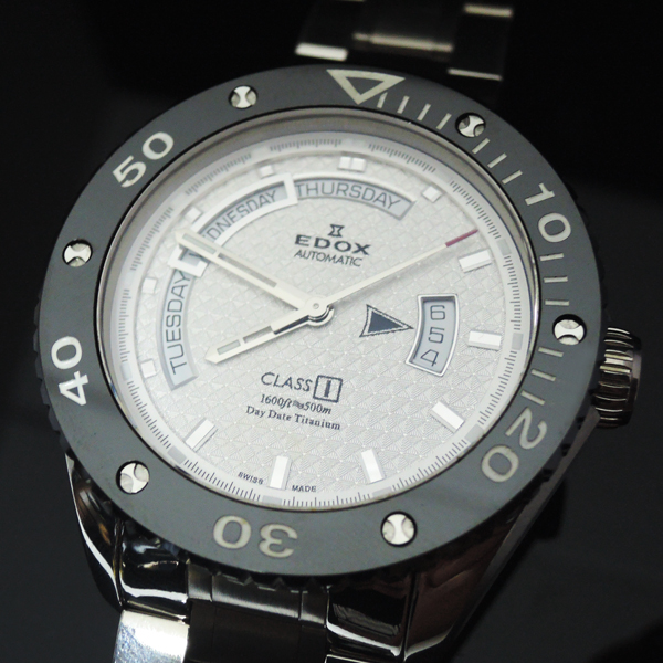 エドックス EDOX クラス1 Ref.83002 ステンスチール メンズ 腕時計