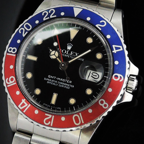 ロレックス ROLEX 16750 GMTマスター 89番 赤青ベゼル 年代物 